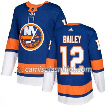 Camisola New York Islanders Josh Bailey 12 Adidas 2017-2018 Royal Authentic - Homem
